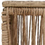 Havemøbel Bord Beige og sort 55 x 55 x 37 cm PE Rattan og Glas