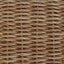 Havemøbel Bord Beige og sort 55 x 55 x 37 cm PE Rattan og Glas