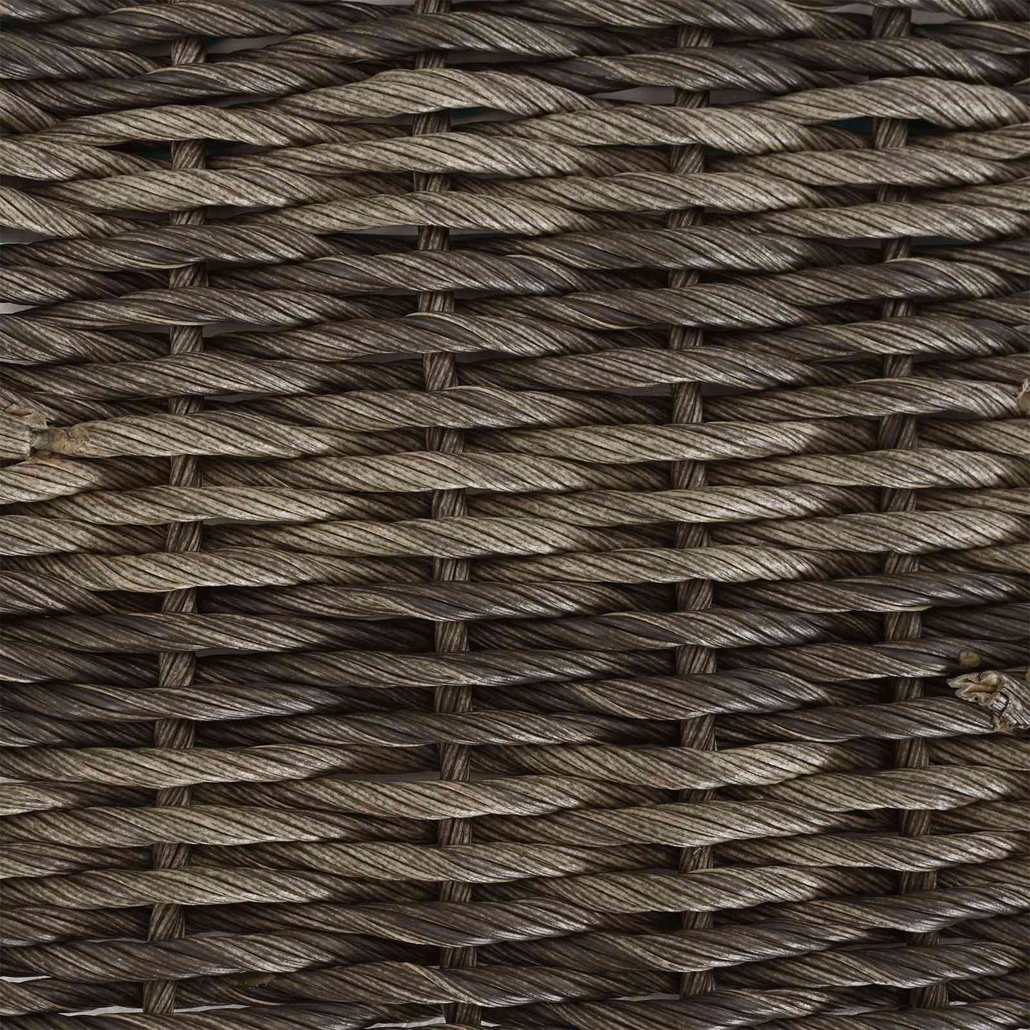 Havemøbel Bord Grå 100 x 55 x 37 cm PE Rattan og Glas