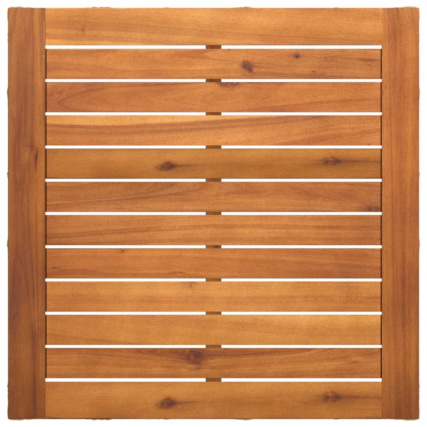 Havemøbel Bord Sort og naturlig 55 x 55 x 37 cm