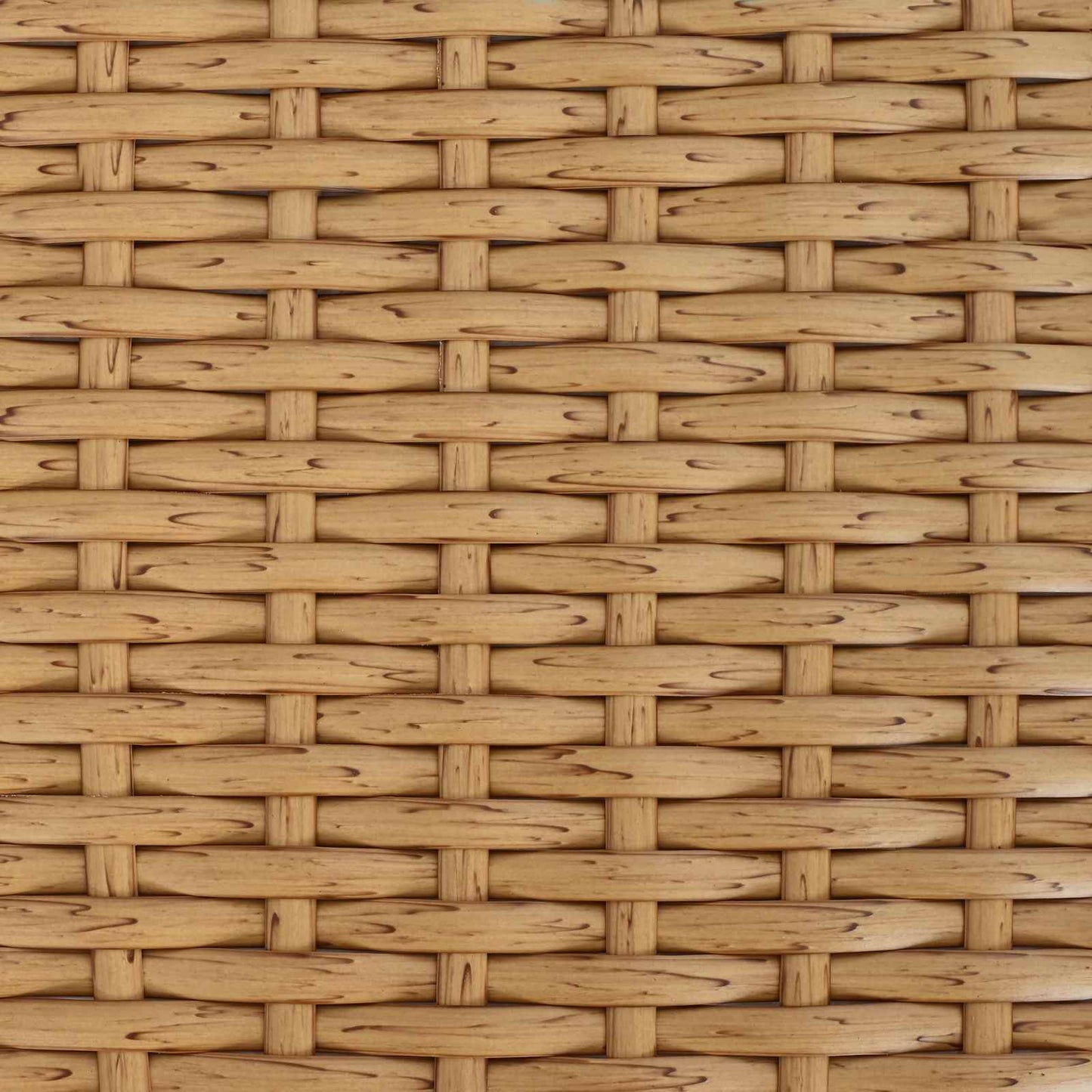 Havemøbel Bord Naturfarvet 55 x 55 x 37 cm PE Rattan og Glas