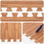 Poolbundmåtte 24 pcs træ 8,64 m² EVA skum