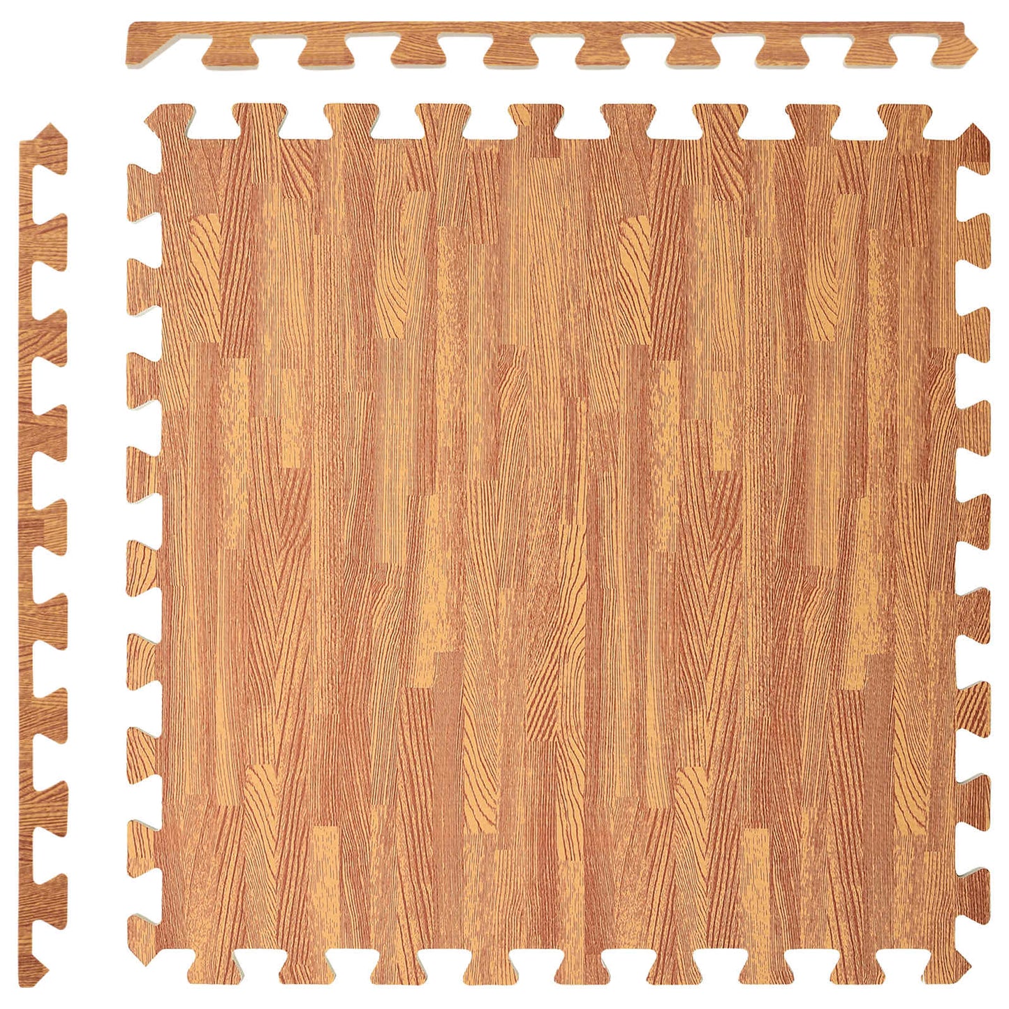 Poolbundmåtte 24 pcs træ 8,64 m² EVA skum