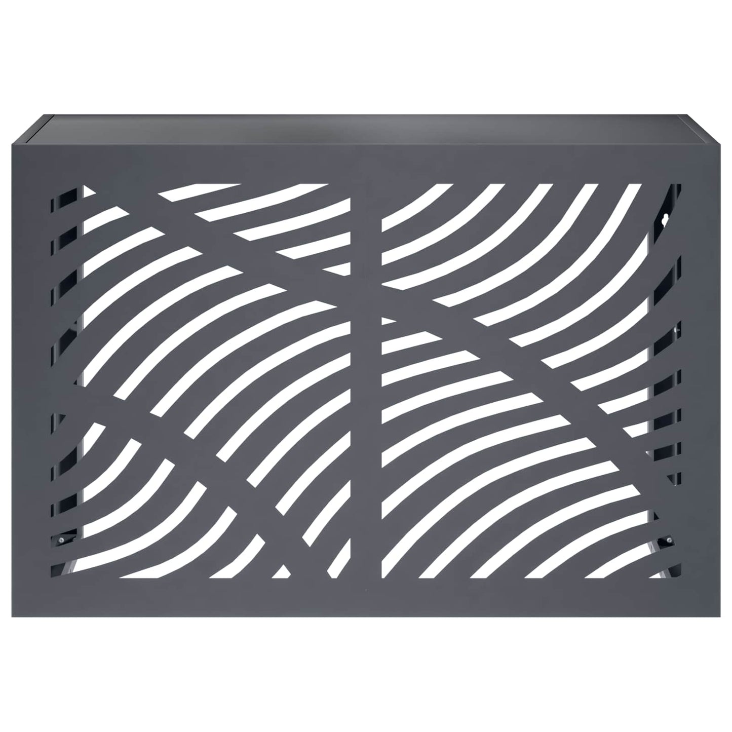 Air Conditioner Cover Antracit 90 x 40 x 60 cm Stål