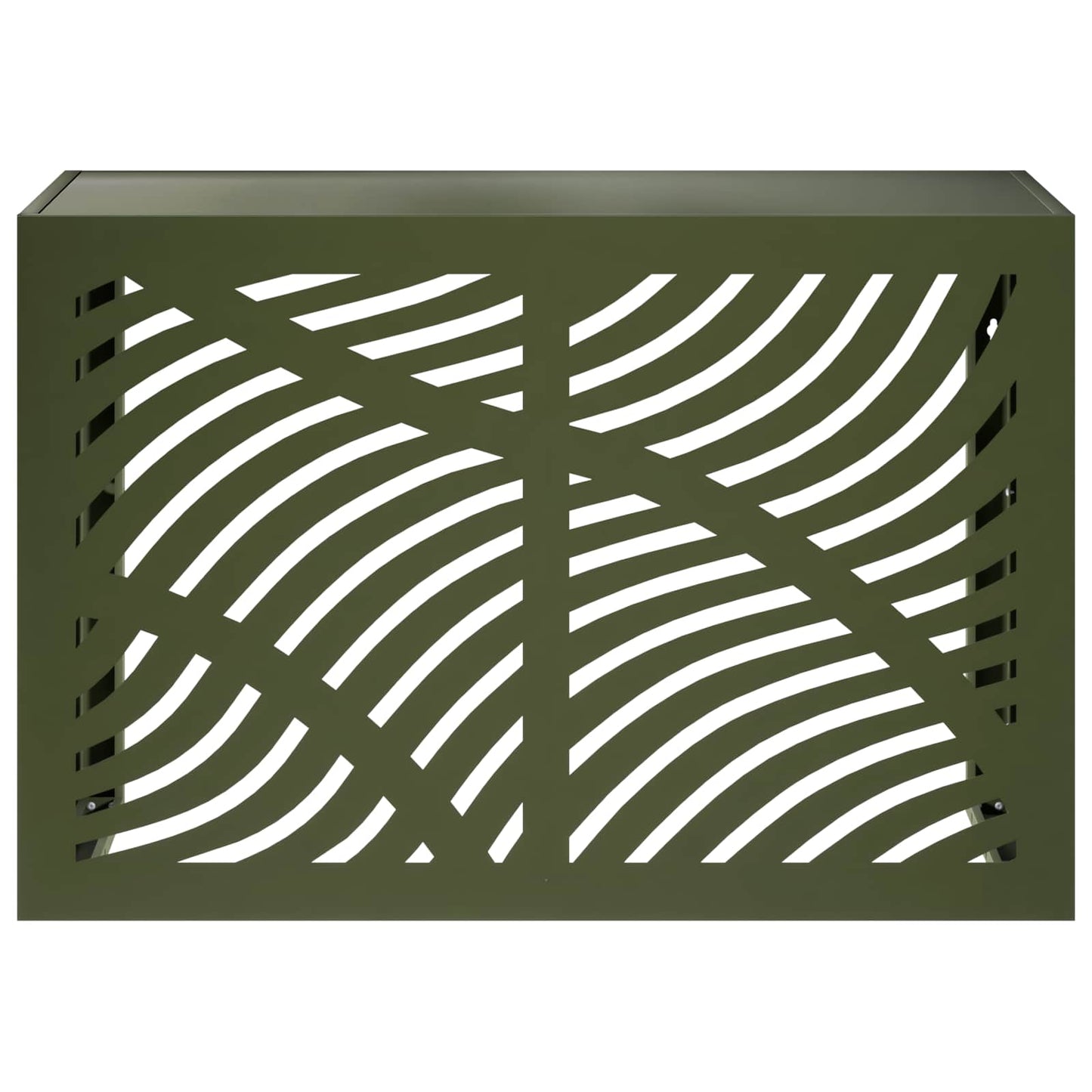 Air Conditioner Cover Olivengrøn 90 x 40 x 60 cm Stål