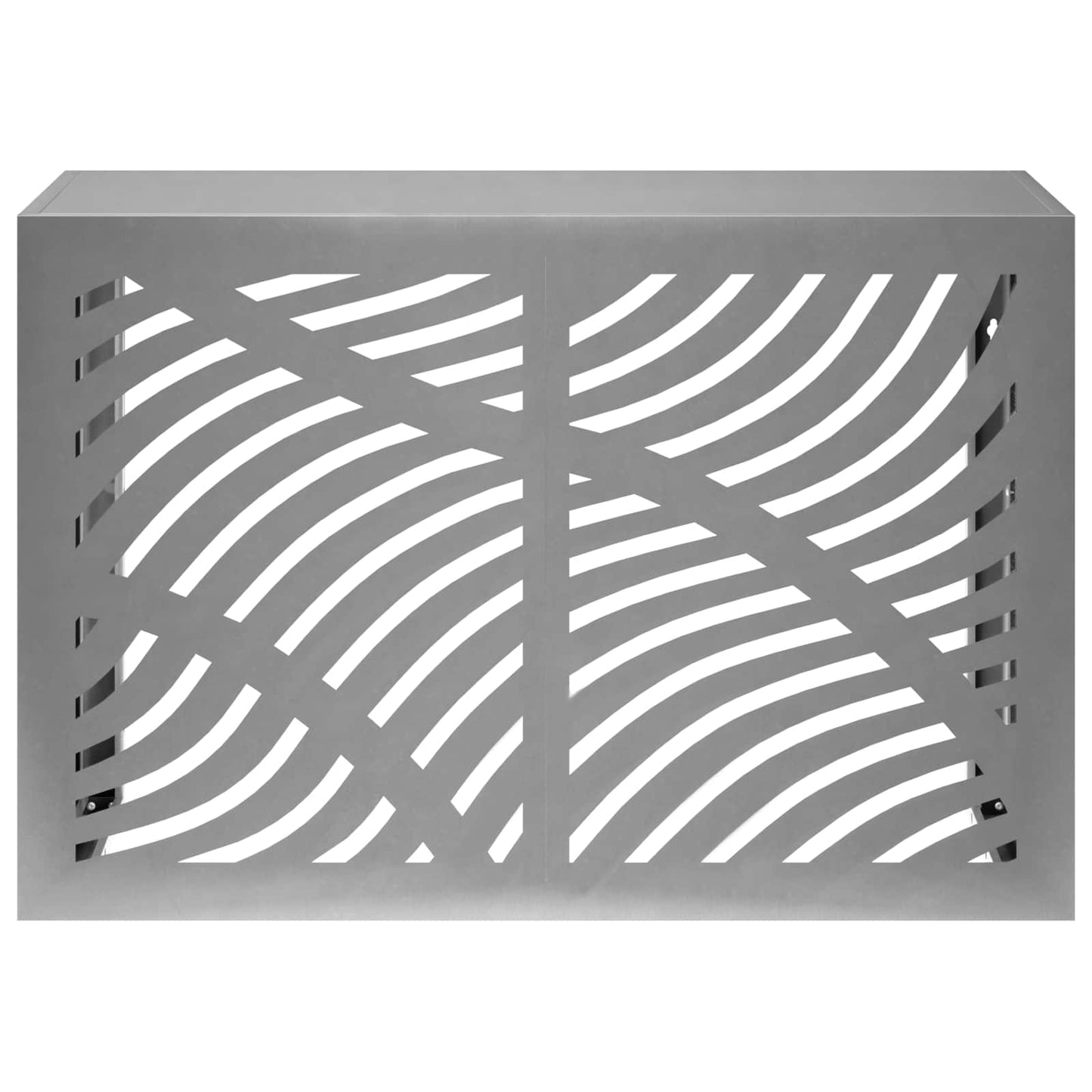 Air Conditioner Cover Sølv 90 x 40 x 60 cm Galvaniseret stål