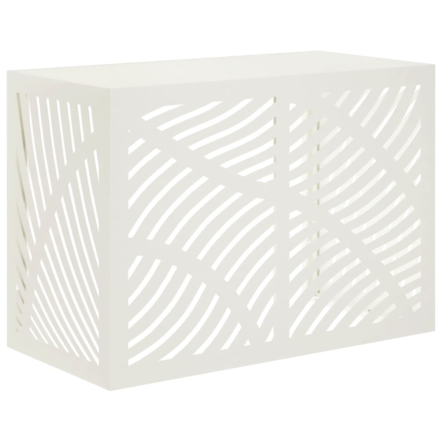 Air Conditioner Cover Hvid 100 x 50 x 70 cm Stål