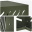 Air Conditioner Cover Olivengrøn 100 x 50 x 70 cm Stål