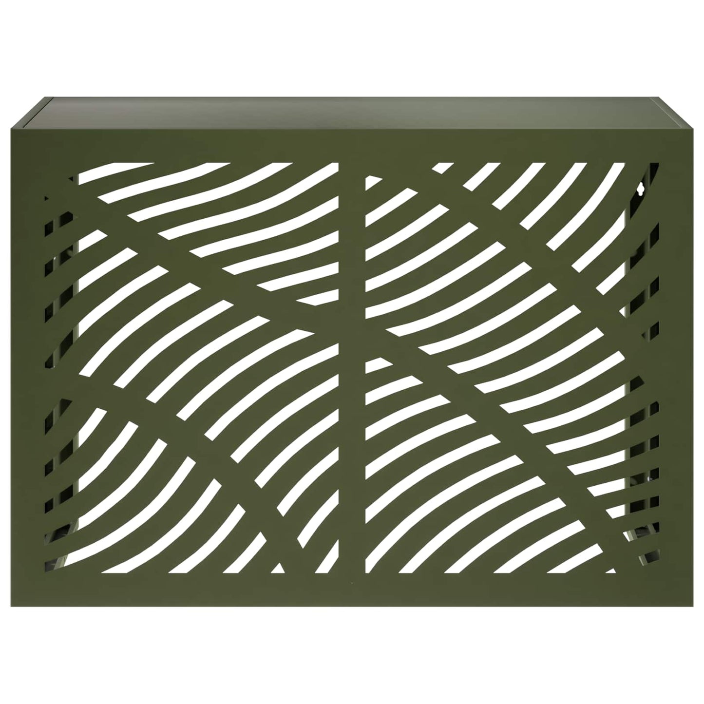 Air Conditioner Cover Olivengrøn 100 x 50 x 70 cm Stål