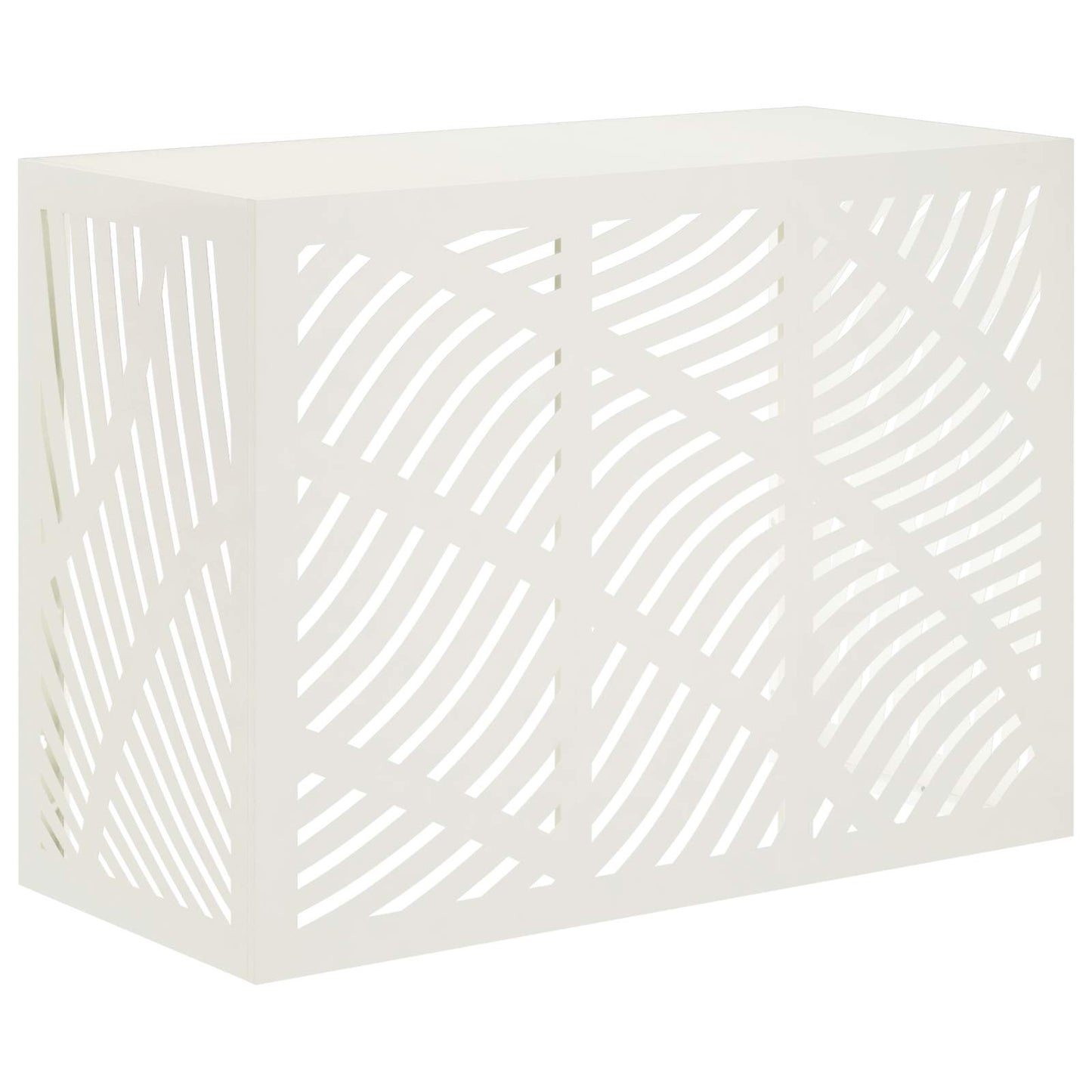 Air Conditioner Cover Hvid 110 x 50 x 80 cm Stål