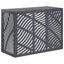 Air Conditioner Cover Antracit 110 x 50 x 80 cm Stål