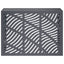 Air Conditioner Cover Antracit 110 x 50 x 80 cm Stål