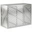 Air Conditioner Cover Sølv 110 x 50 x 80 cm Galvaniseret stål