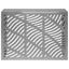 Air Conditioner Cover Sølv 110 x 50 x 80 cm Galvaniseret stål