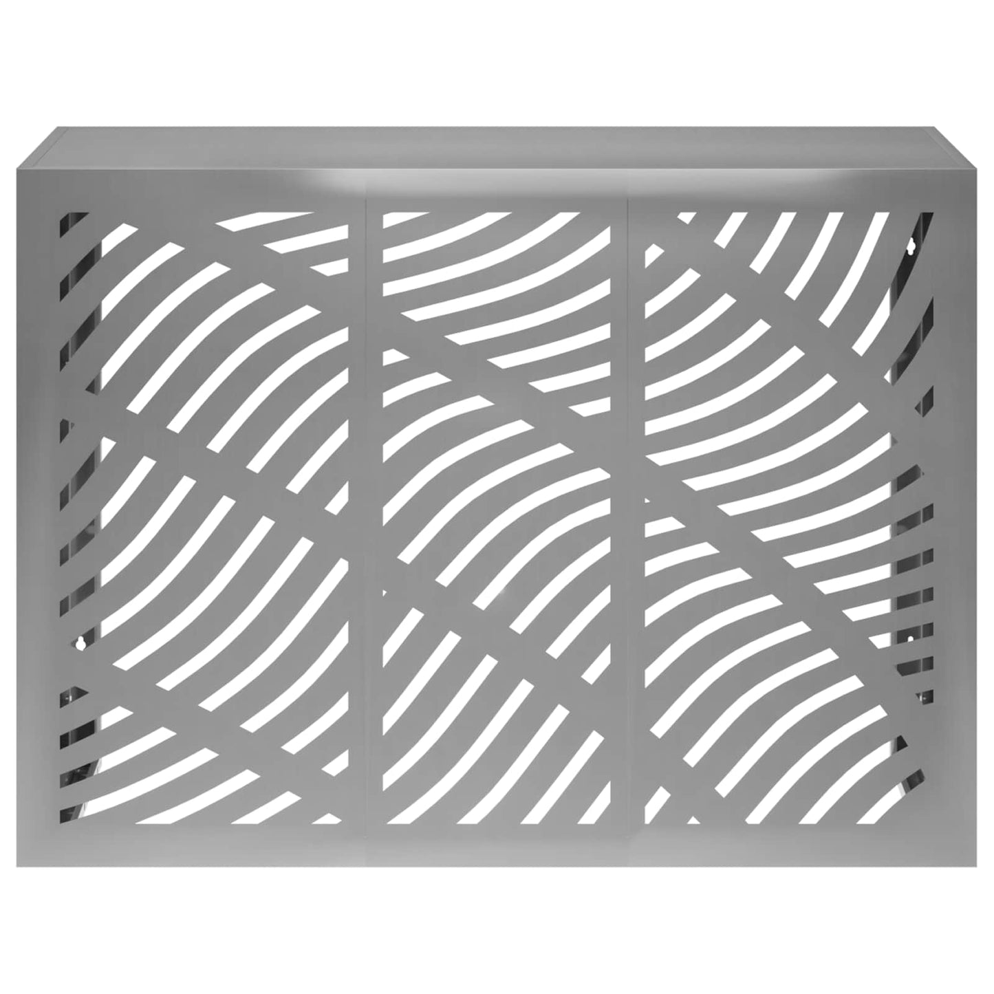 Air Conditioner Cover Sølv 110 x 50 x 80 cm Galvaniseret stål