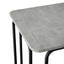 Spisebord 100 x 50 x 75 cm Konstrueret træ Betongrå Rektangulær