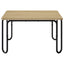 Sofabord Sonoma-eg 59 x 59 x 45 cm Konstrueret træ