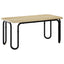 Sofabord Sonoma-eg 100 x 50 x 45 cm Konstrueret træ