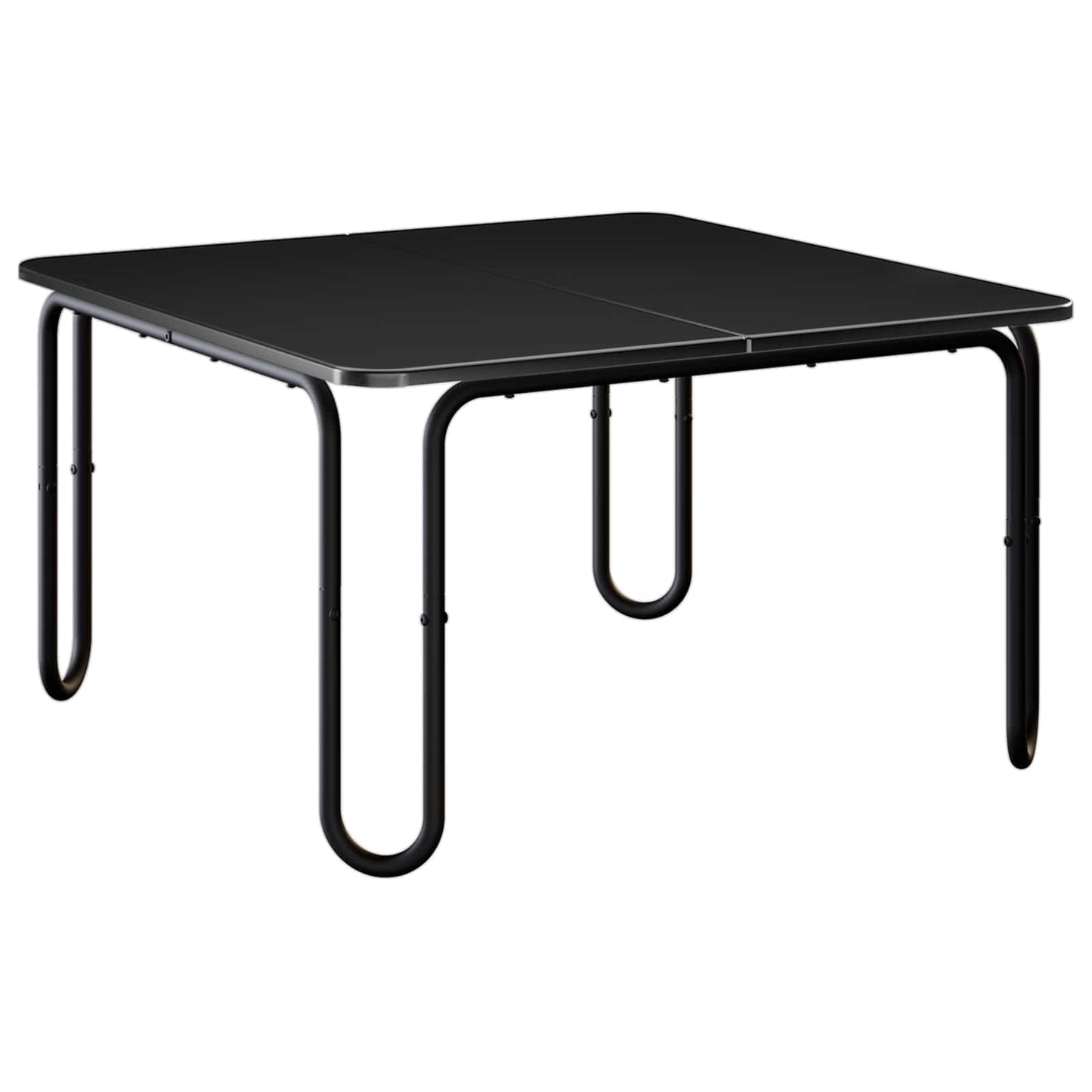 Sofabord Sort 79,5 x 79,5 x 45 cm Konstrueret træ