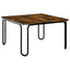 Sofabord Røget eg 79,5 x 79,5 x 45 cm Konstrueret træ
