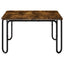Sofabord Røget eg 79,5 x 79,5 x 45 cm Konstrueret træ