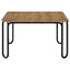Sofabord Artisan-eg 79,5 x 79,5 x 45 cm Konstrueret træ