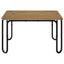 Sofabord Artisan-eg 79,5 x 79,5 x 45 cm Konstrueret træ