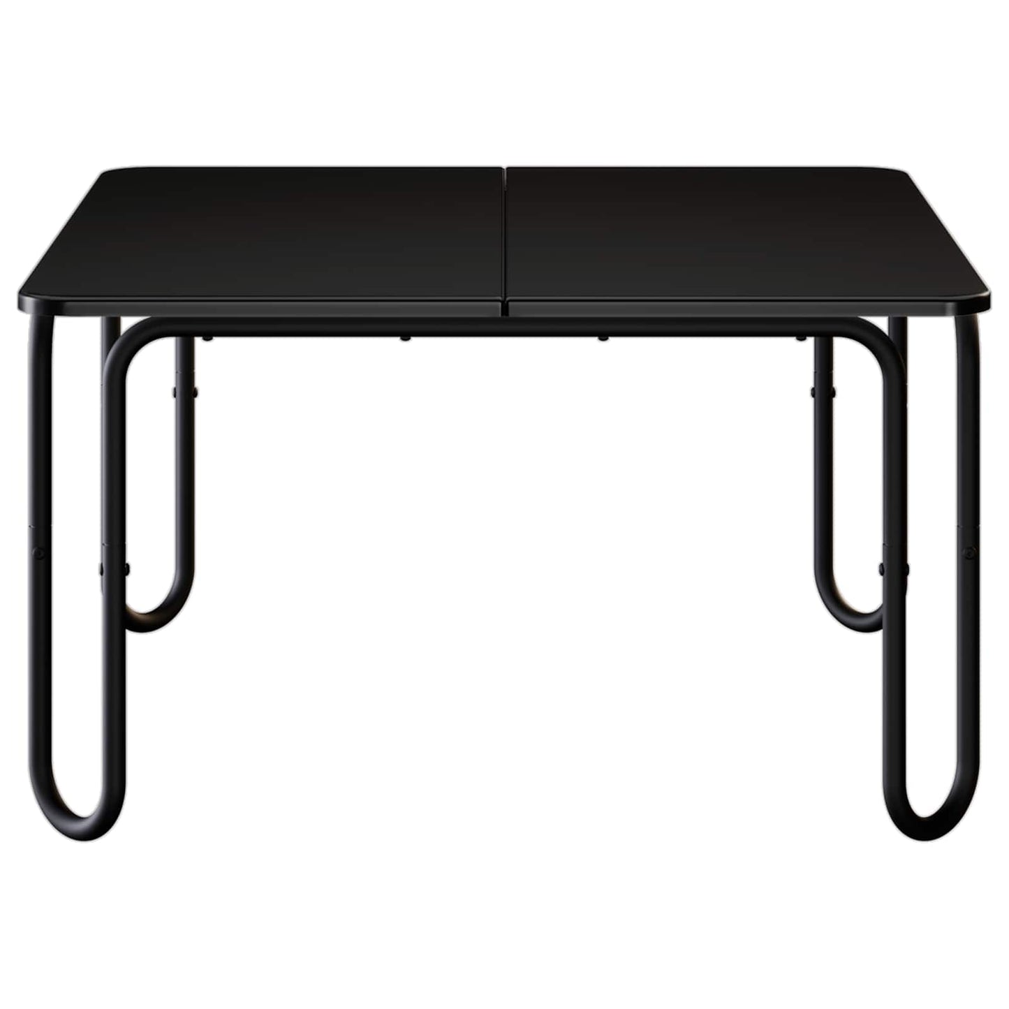 Sofabord Sort 100 x 100 x 45 cm Konstrueret træ