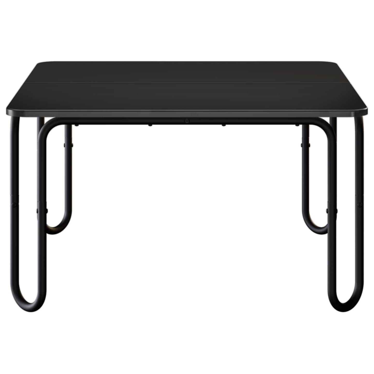 Sofabord Sort 100 x 100 x 45 cm Konstrueret træ