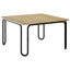 Sofabord Sonoma-eg 100 x 100 x 45 cm Konstrueret træ
