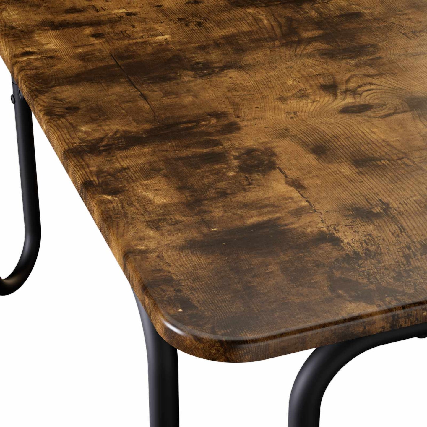 Sofabord Røget eg 100 x 100 x 45 cm Konstrueret træ
