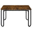 Sofabord Røget eg 100 x 100 x 45 cm Konstrueret træ