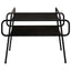 Sofabord Sort eg 70 x 50 x 51 cm Konstrueret træ