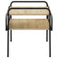 Sofabord Sonoma-eg 70 x 50 x 51 cm Konstrueret træ
