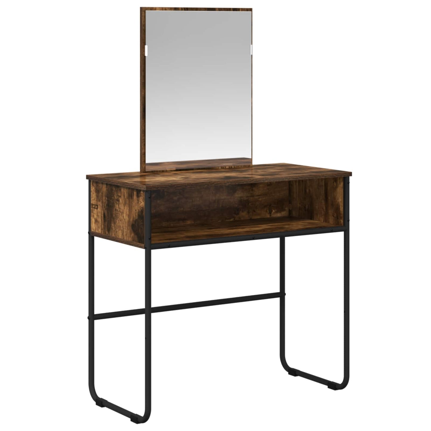 Klædeskab med hylde Røget eg 81 x 40 x 131 cm Konstrueret træ