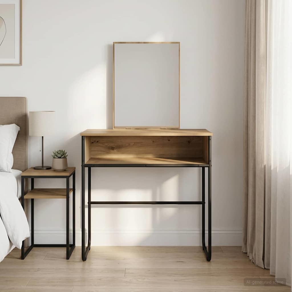 Klædeskab med hylde Artisan-eg 81 x 40 x 131 cm Konstrueret træ