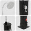 Solbruser med Brusehoved PVC, ABS, Zinklegering Sort