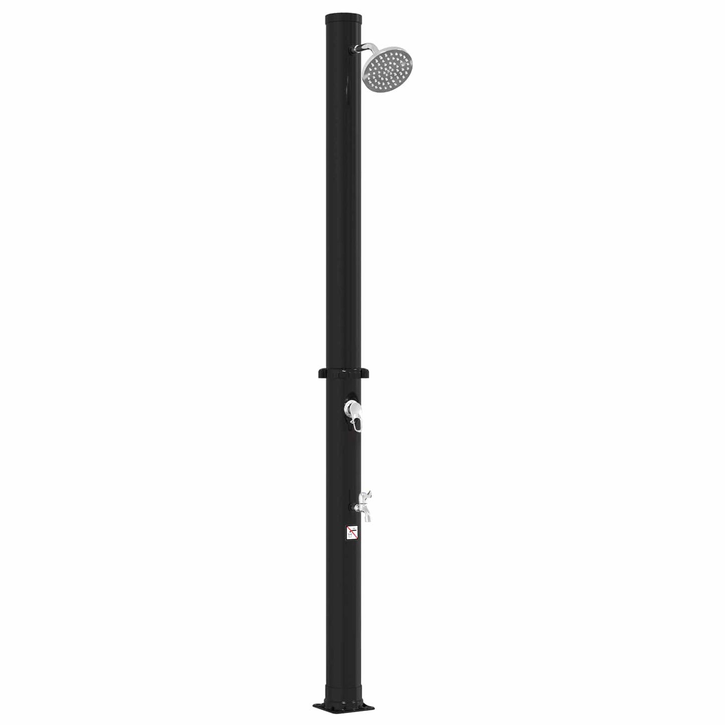 Solbruser med bruserhoved og vandhane PVC, ABS, Zinklegering
