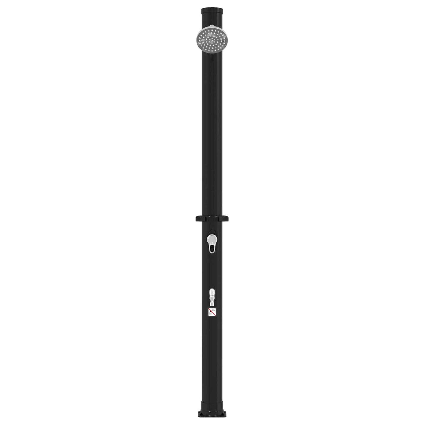 Solbruser med bruserhoved og vandhane PVC, ABS, Zinklegering