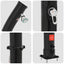 Solbruser med brusehoved PVC, ABS, Zinklegering Sort