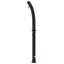 Solbruser med brusehoved PVC, ABS, Zinklegering Sort