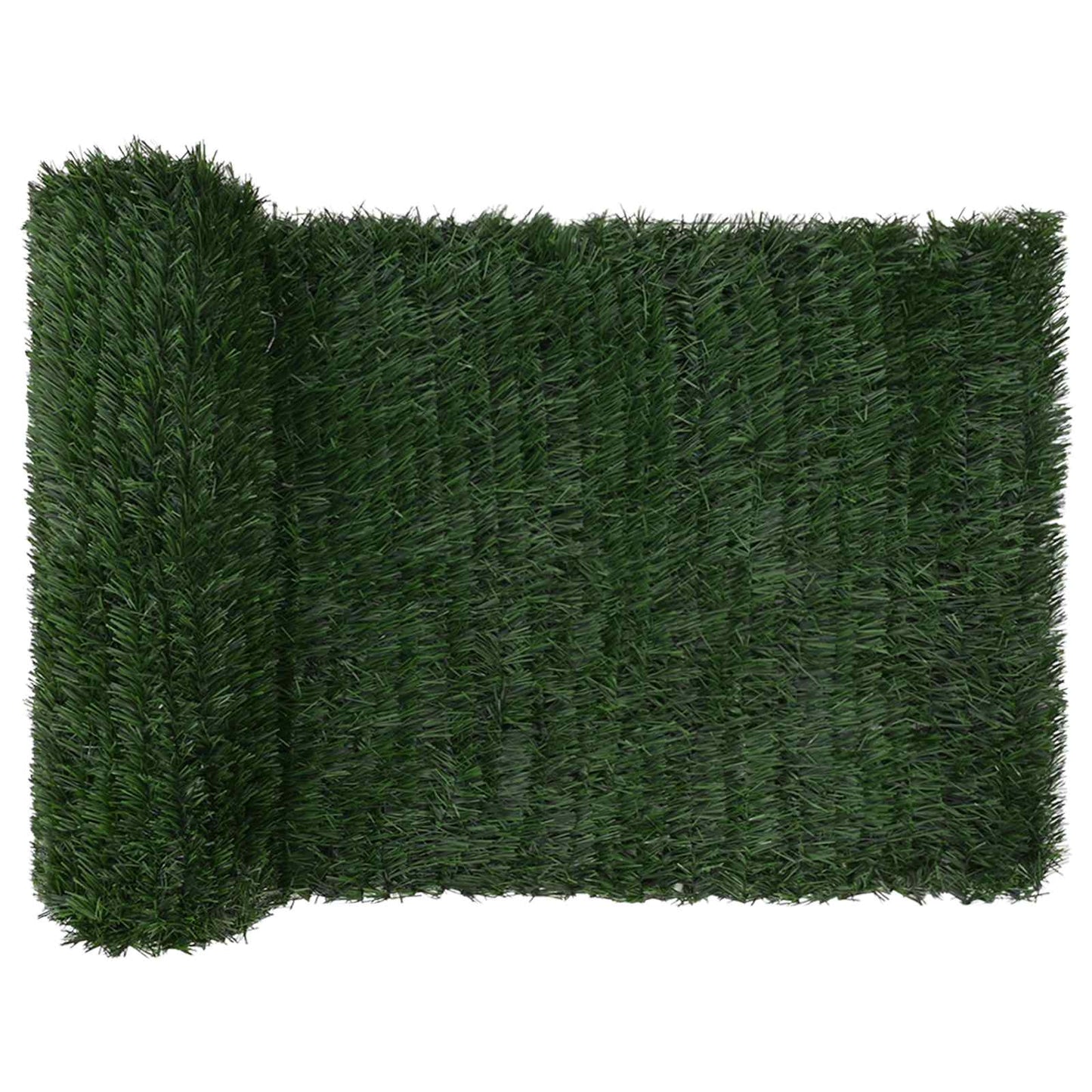 Kunstigt hegn Mørkegrøn 1 x 3 m PVC og Stål