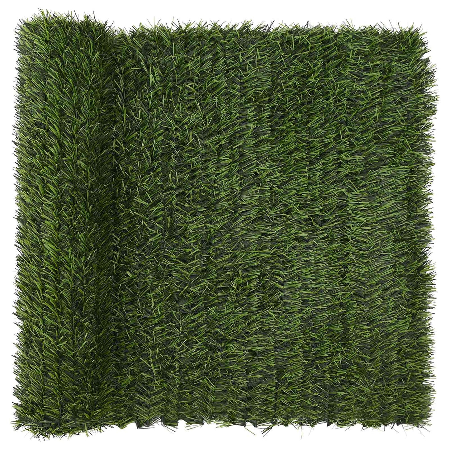 Kunstigt hegn Lys grøn 1 x 3 m PVC og Stål