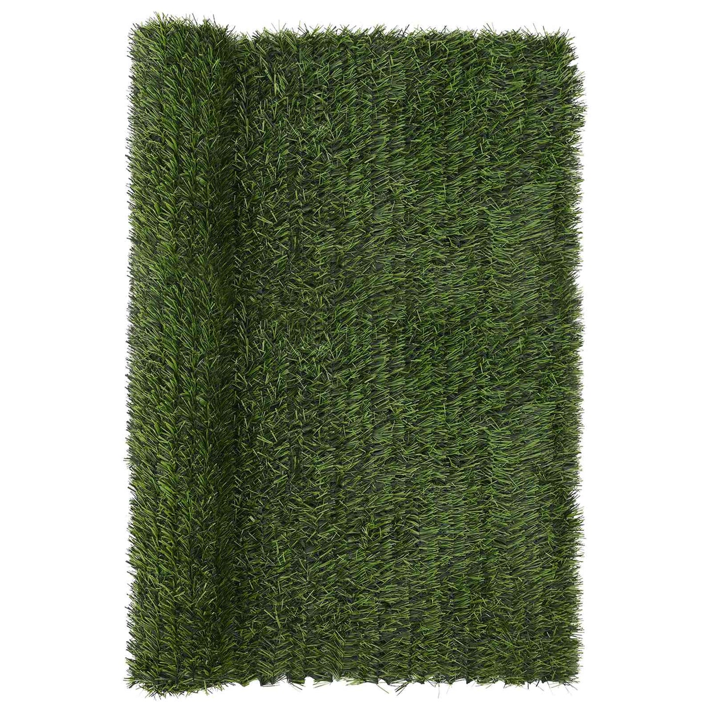 Kunstigt hegn Lys grøn 1,5 x 4 m PVC og Stål