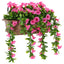 Kunstige blomster Lilla rød 55 x 20 x 55 cm PE og stål