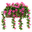 Kunstige blomster Lilla rød 55 x 20 x 55 cm PE og stål
