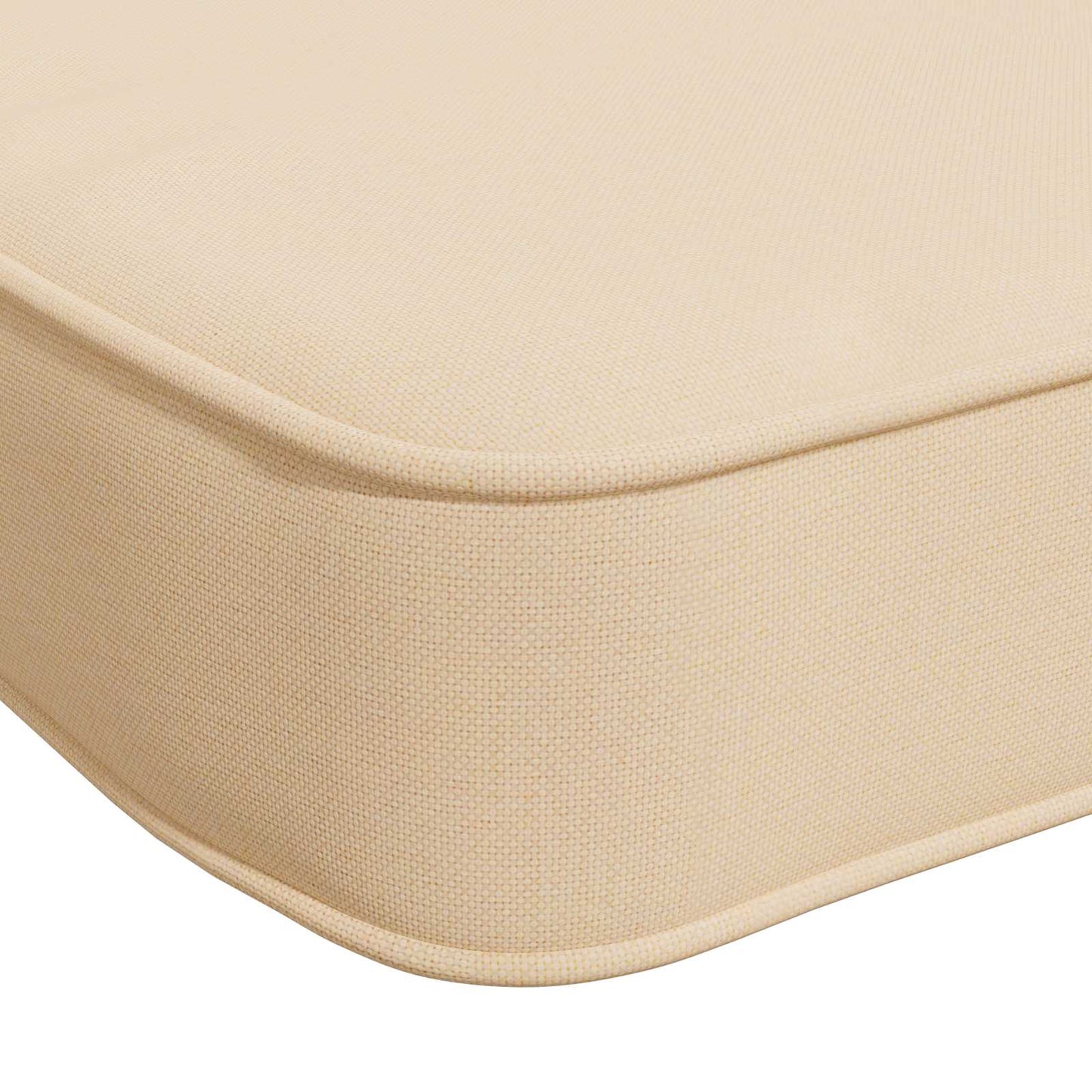 2-delt bænkepude VUGHT 2 stk. 100% polyester Cremefarvet