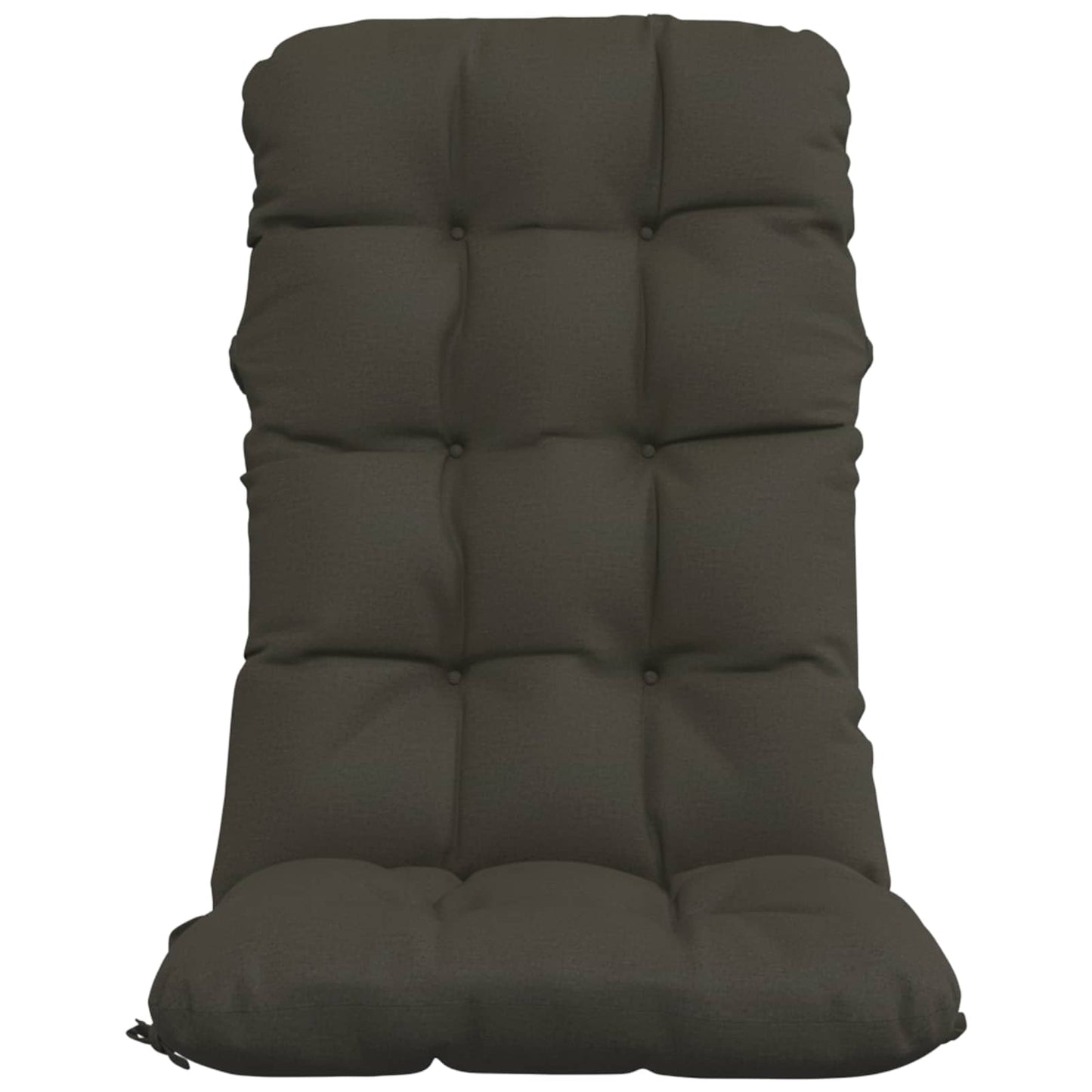 4-delt højt rygstol puder VIANEN 4 pcs 100% polyester Antracit