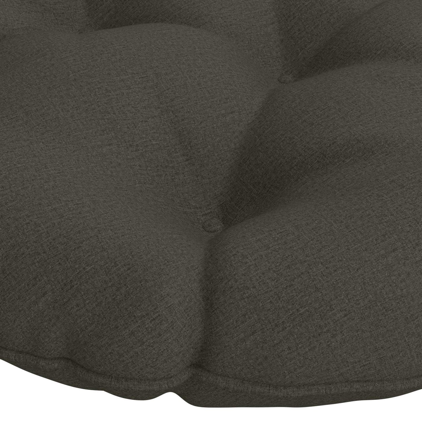 Hængestolspude VIANEN 100% polyester Antracit Ø 80 x 12 cm