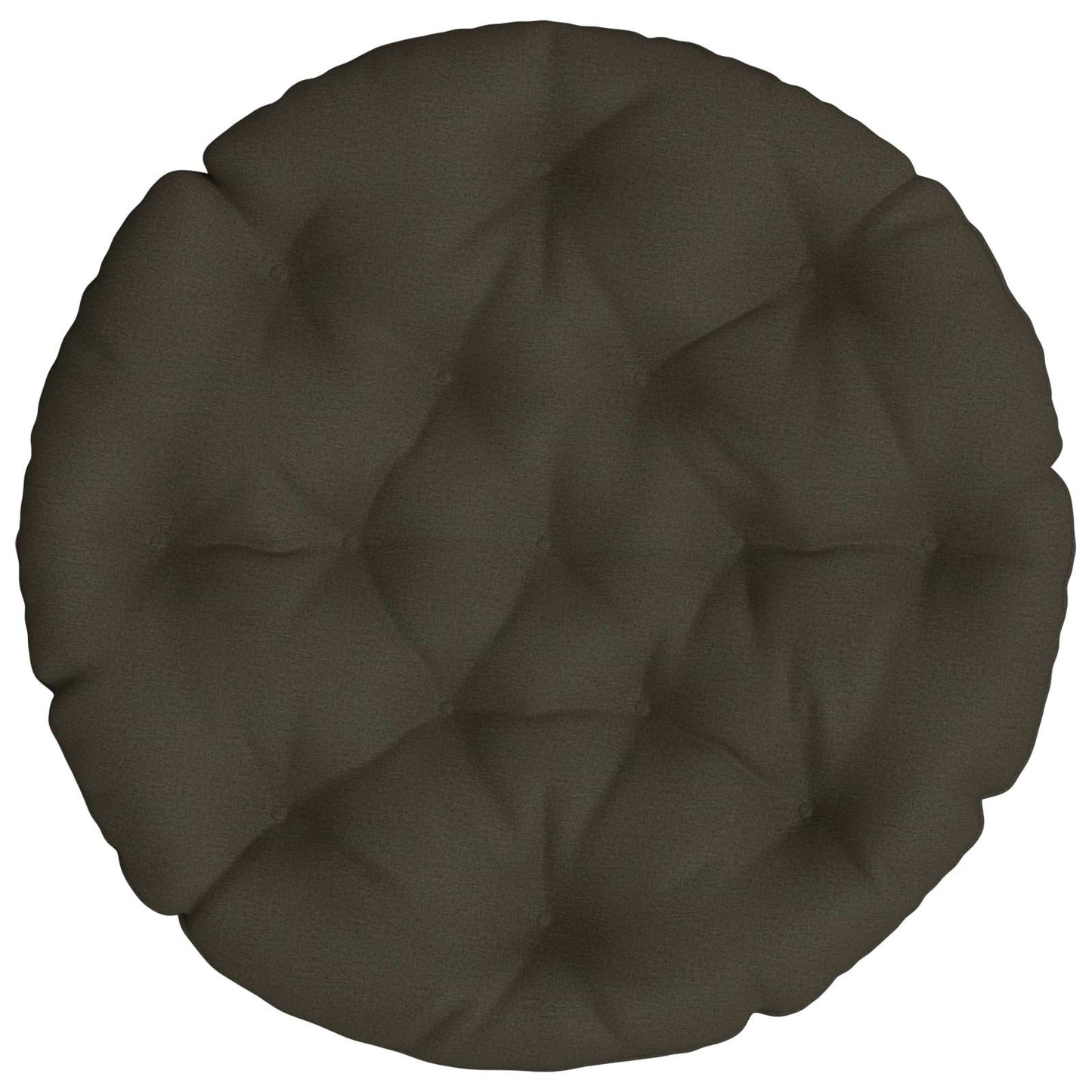 Hængestolspude VIANEN 100% polyester Antracit Ø 80 x 12 cm